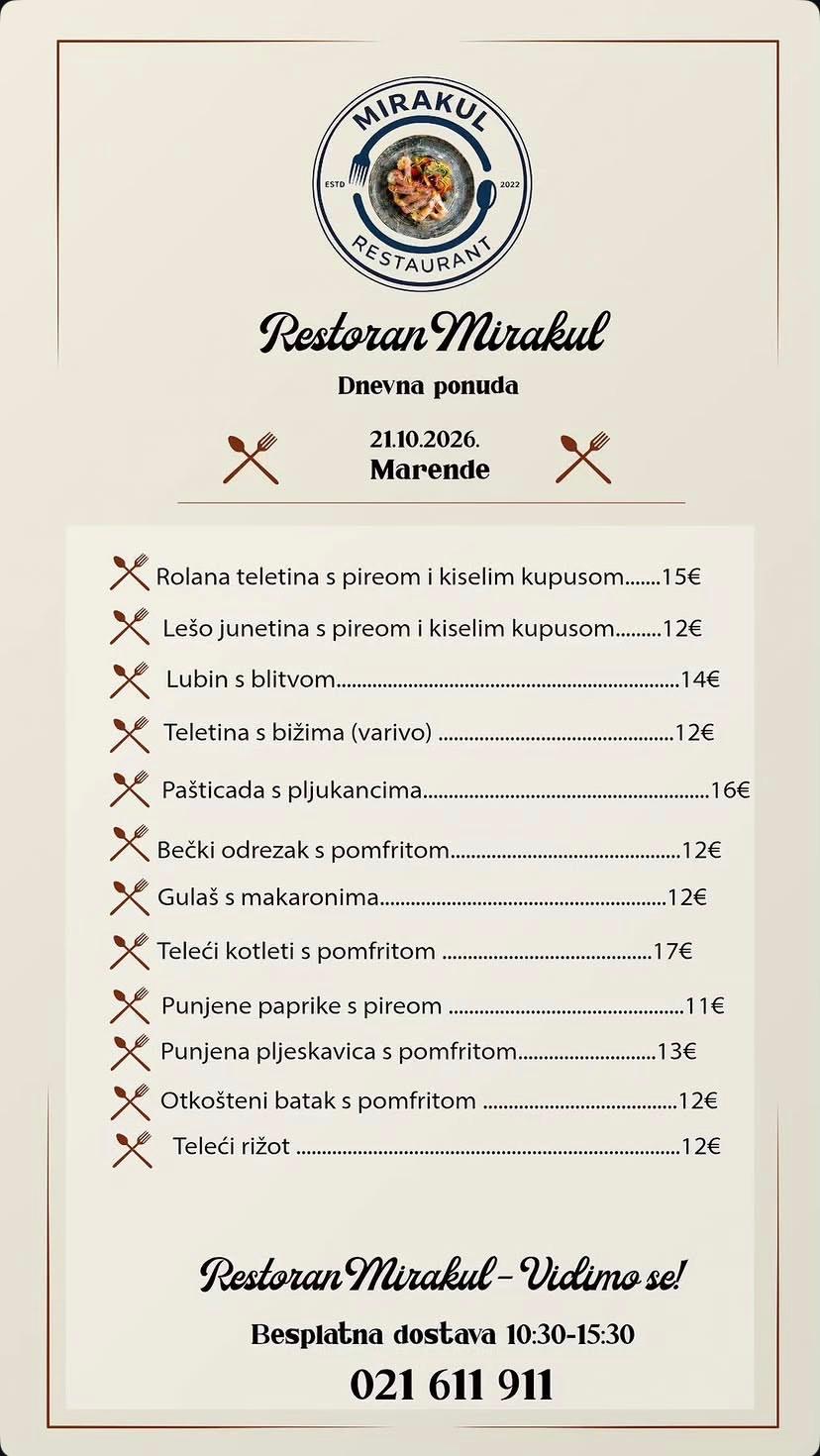 Dnevna ponua